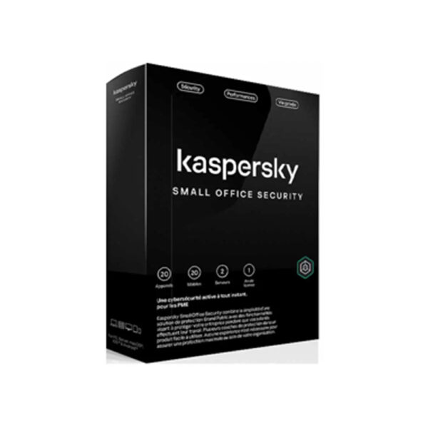 Kaspersky Small Office Security – Licence 20 Postes + 20 Mobiles + 2 Serveurs