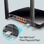 Routeur 4G LTE TP‑Link Archer MR202 (AC750) – Dual‑Band Wi‑Fi, 3+1 ports LAN, Nano‑SIM, OneMesh