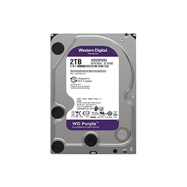 WD Purple 2 To surveillance