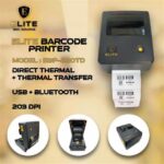 Elite EBP‑220TD – Imprimante étiquettes thermique (USB + Bluetooth, 203 dpi)