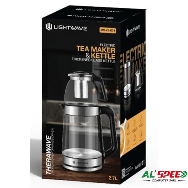 Lightwave Glass Kettle 2L + Tea Pot