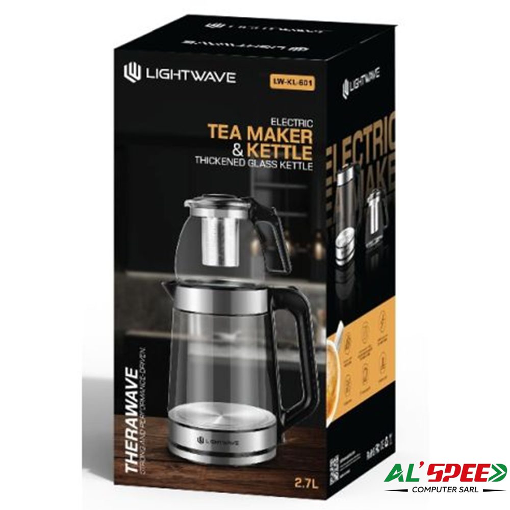 Lightwave Glass Kettle 2L + Tea Pot