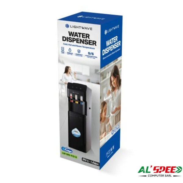 Lightwave Water Dispenser with Fridge
